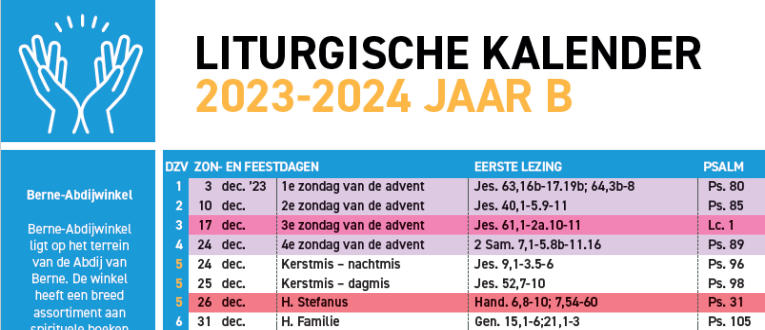 Kalender 23 - 24