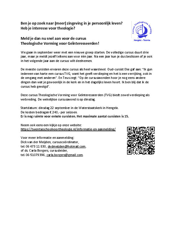 Theologische vorming